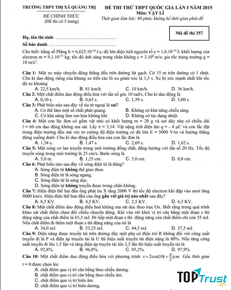 Cuốn sách luyện đề vô cùng hiệu quả