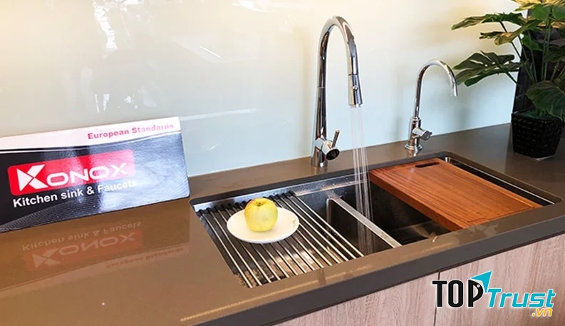 Chậu rửa bát Konox KN8745DUB