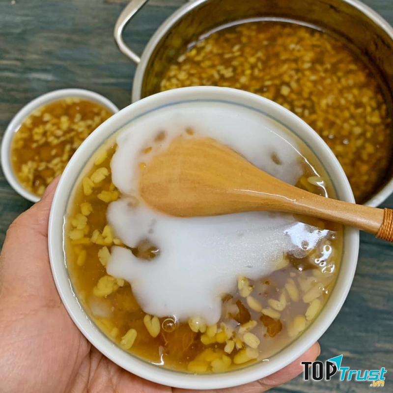 Nước cốt dừa cực thơm và béo ngậy