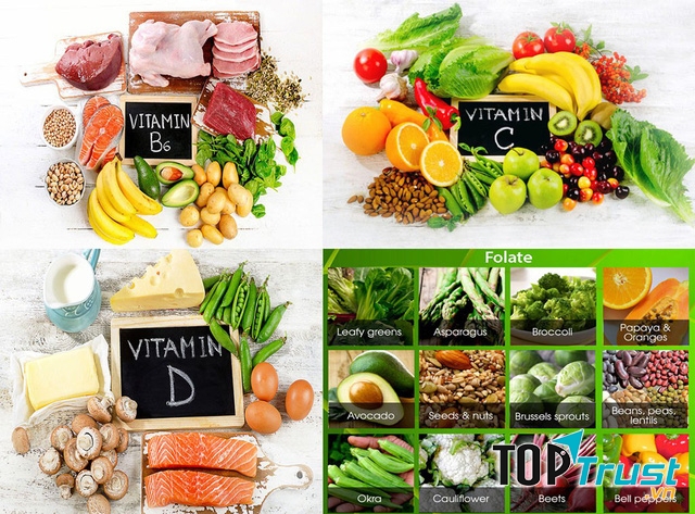 Chế độ ăn uống lành mạnh, giúp lưu thông máu lên não, ổn định tiền đình