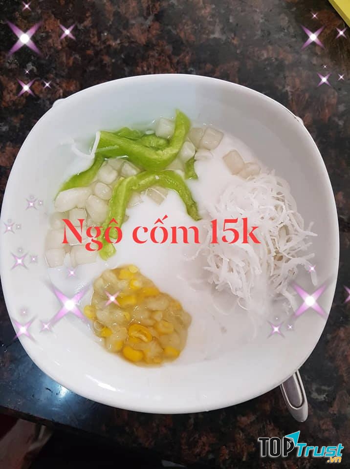 Chè ngô cốm siêu ngon tại Gấu Đỏ