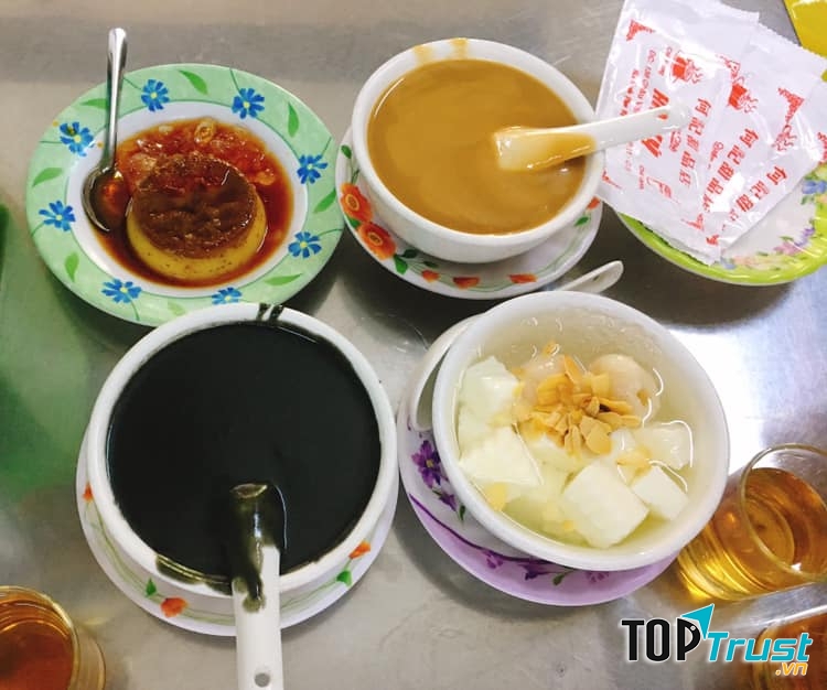 Quán Hà Ký có thực đơn rất phong phú