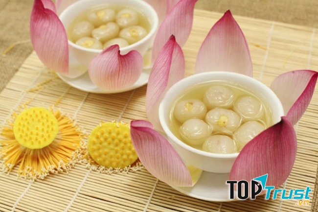 Chè long nhãn hạt sen