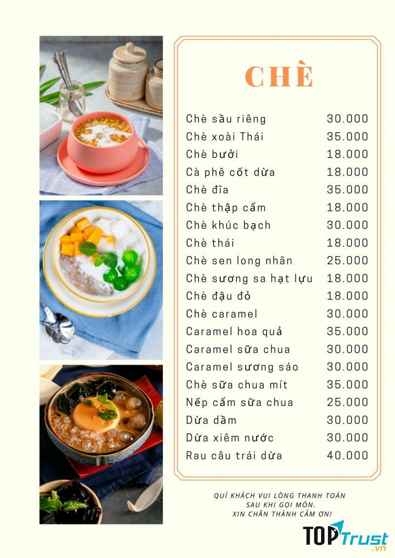 Chè Hoa Phượng - Trần Phú