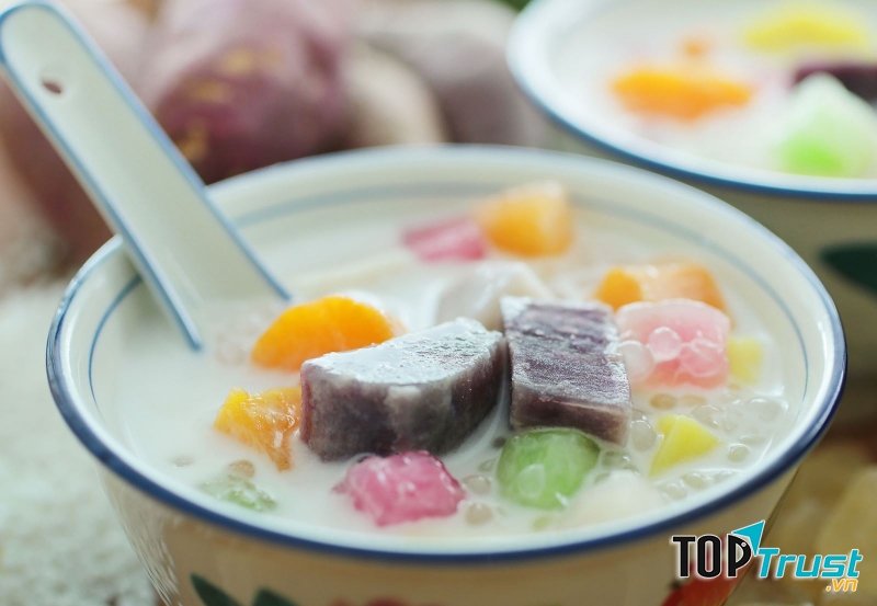 Chè sắn nóng, chè khoai - Chè Đội Cấn