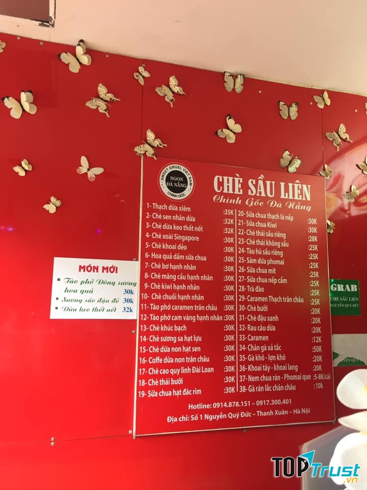 Menu chè sầu Liên - Nguyễn Qúy Đức