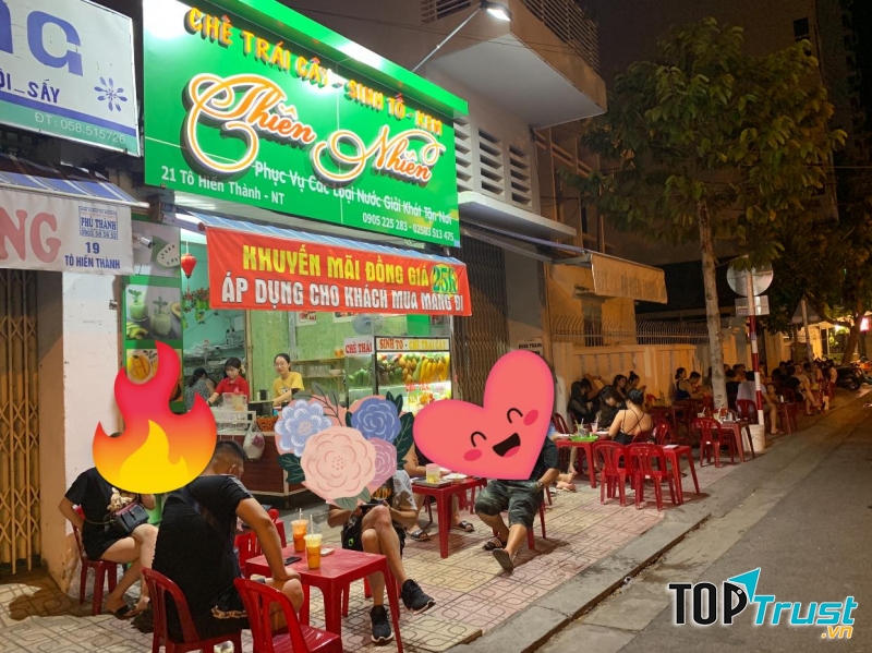 Chè Trái cây, sinh tố Thiên Nhiên