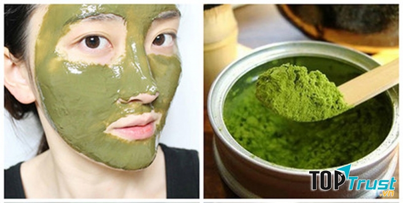 Trị thâm mụn bằng mặt nạ bột trà xanh