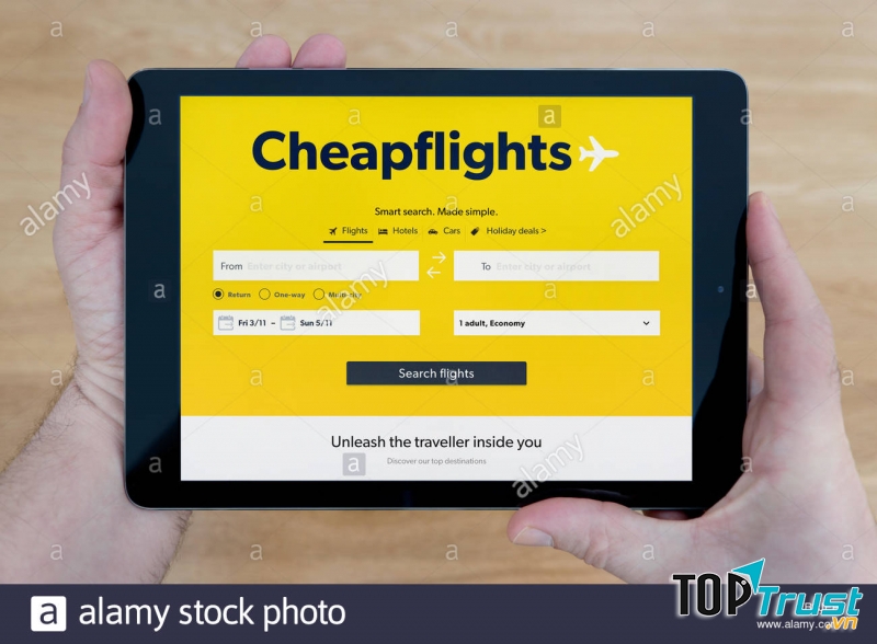 Ứng dụng đặt vé máy bay Cheapflights
