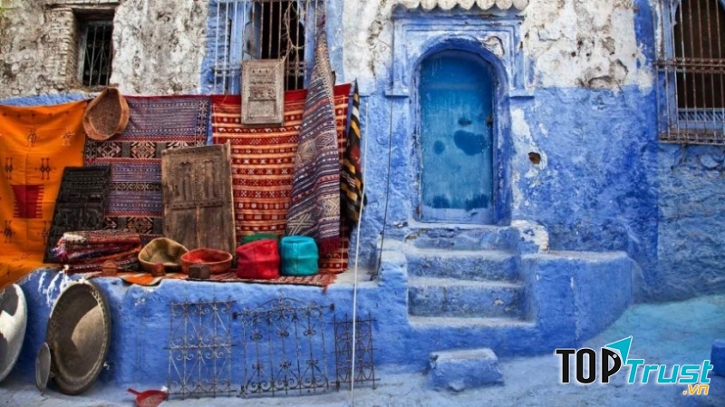 Chefchaouen ở phía Tây Bắc Morocco