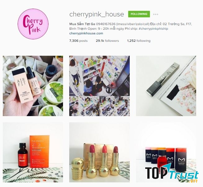 Cherrypink's House - Shop chuyên về mỹ phẩm