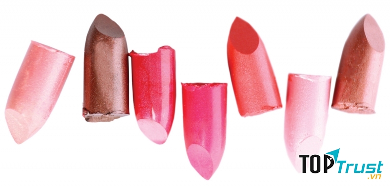 Chì trong son có hại đến đường hô hấp và tiêu hóa