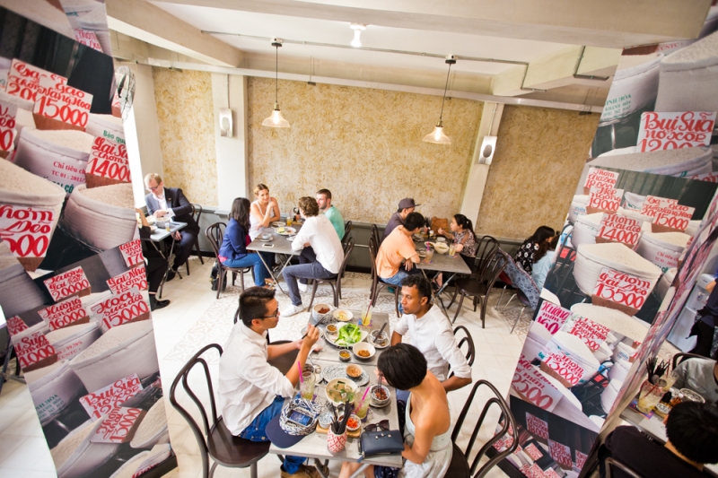 Không gian độc đáo của Chị Hoa Vietnamese Cuisine