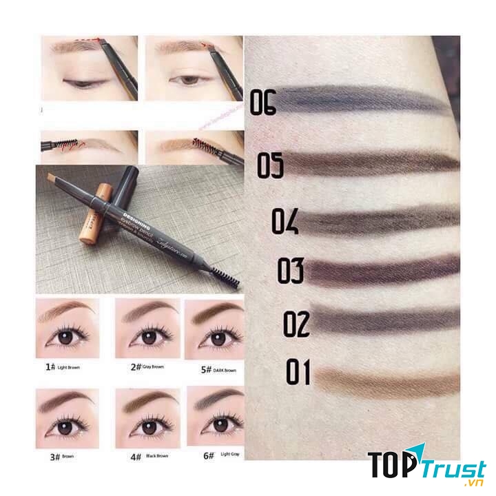 Chì kẻ chân mày Design My Eyebrow - The Face Shop