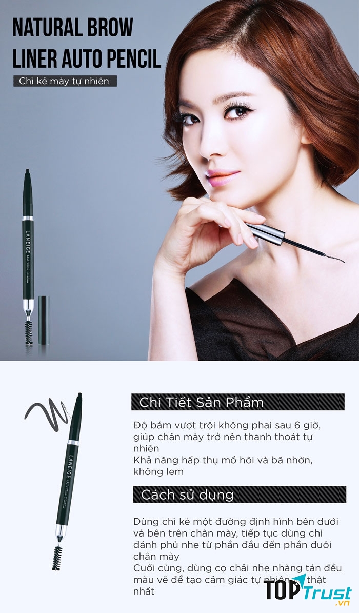 Chì kẻ chân mày Natural Brow Liner Auto Pencil