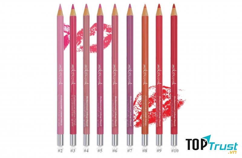 Chì Kẻ Môi Mik@vonk Professional Lip Liner Pencil 1.5g