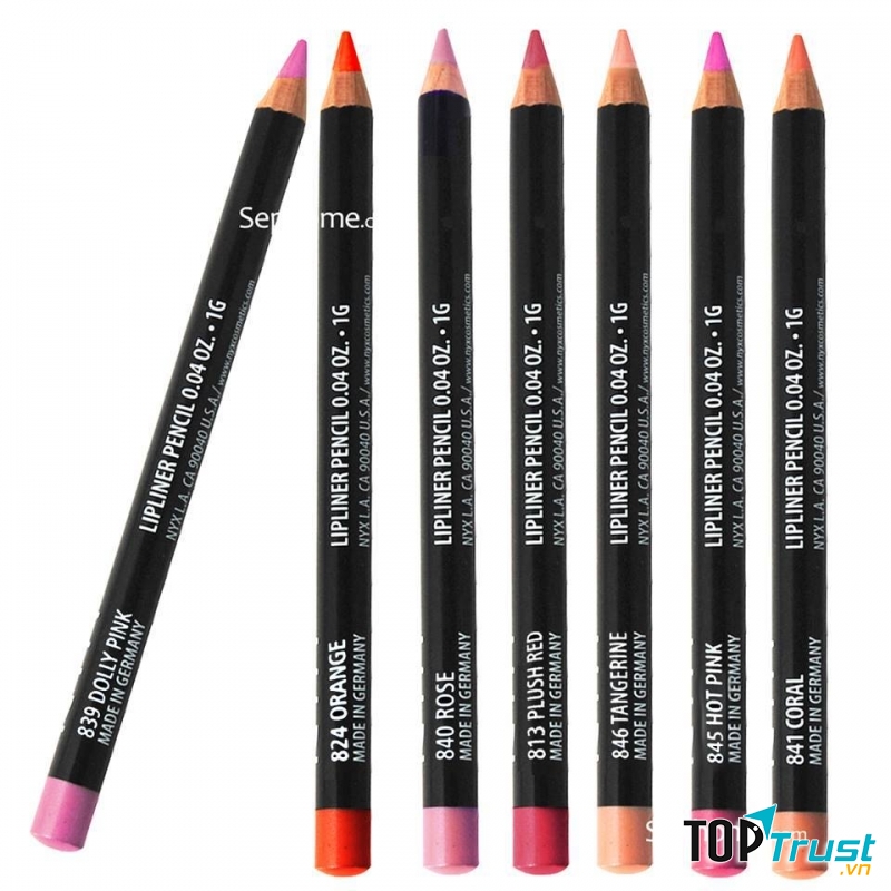 Chì kẻ môi siêu mảnh NYX Slim Lip Pencil