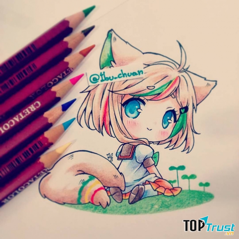 Chì màu nước Cretacolor