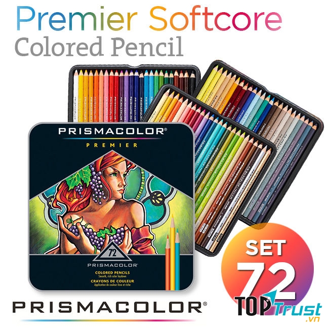 Chì màu Prismacolor sét 72 màu