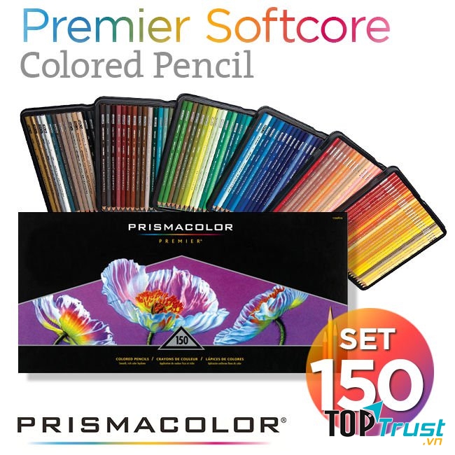 Chì màu Prismacolor sét 150 màu