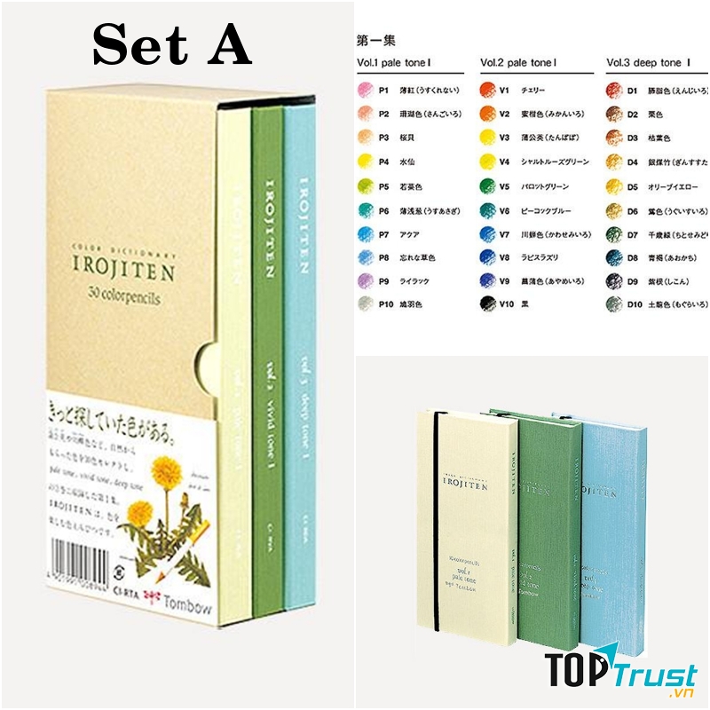 Chì màu Tombow Irojiten