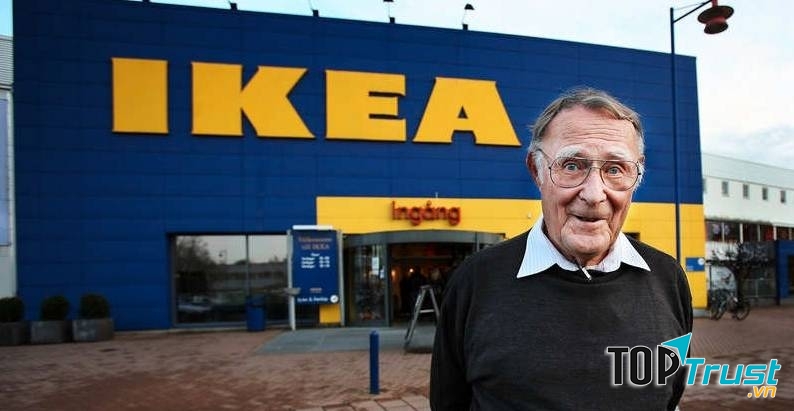 Ingvar Kamprad - Nhà tư bản công nghiệp Thụy Điển. Ông sáng lập ra dãy cửa hàng cung cấp trang bị đồ đạc trong nhà bán lẻ IKEA