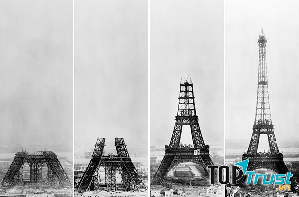 Các tầng của tháp Eiffel