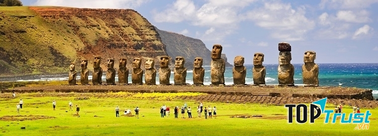 Biển ở đảo Phục Sinh, Chile