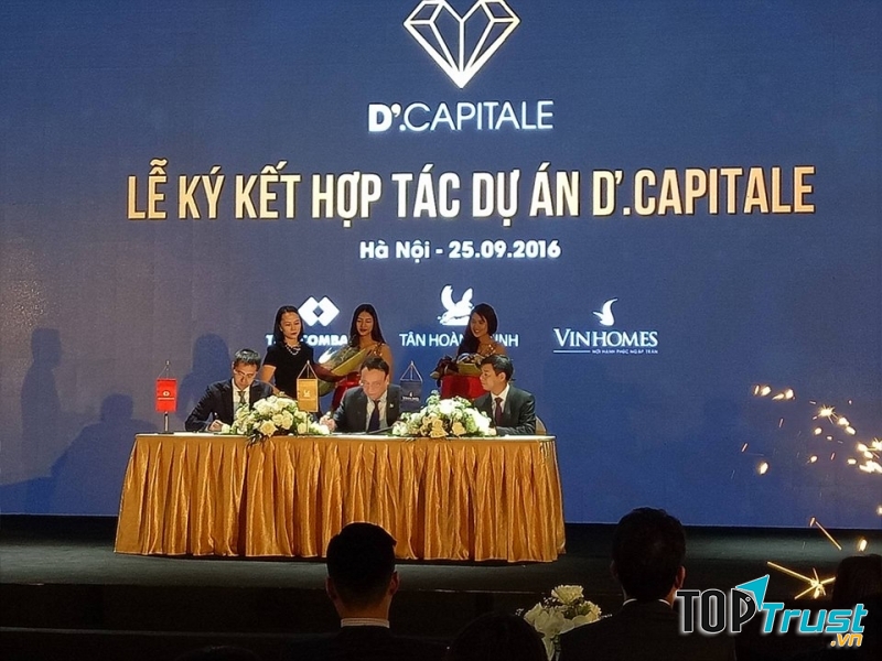 Vingroup hợp tác cùng Tân Hoàng Minh và Techcombank triển khai dự án D’.Capitale