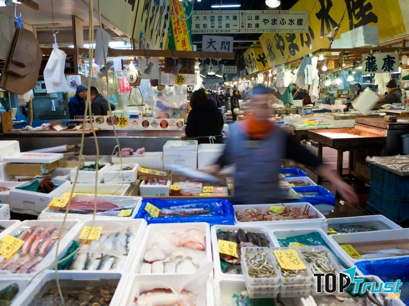 Chợ cá Tsukiji, Tokyo