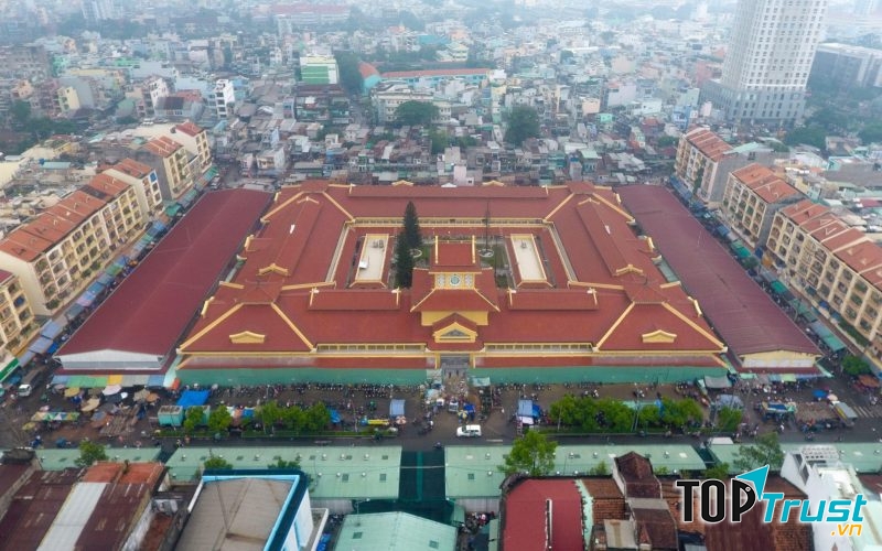 Kiến trúc độc đáo tại chợ Bình Tây
