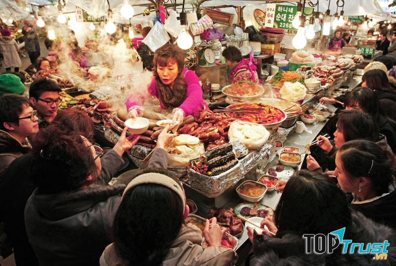 Chợ Gwangjang - Seoul, Hàn Quốc