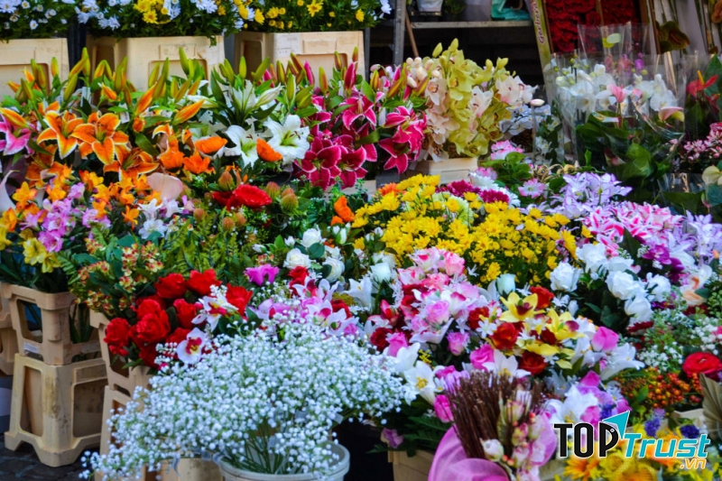 Chợ hoa Quảng An