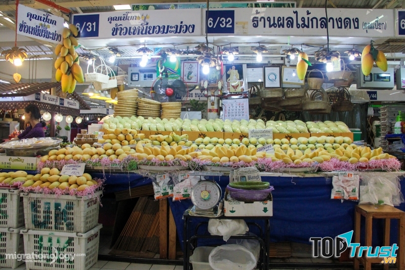 Xoài vàng màu sắc đẹp mắt