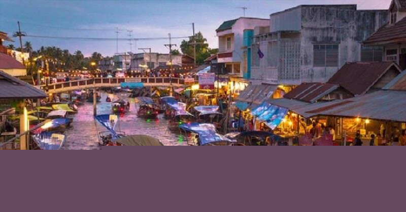 Chợ nổi Amphawa Bangkok - Thái Lan