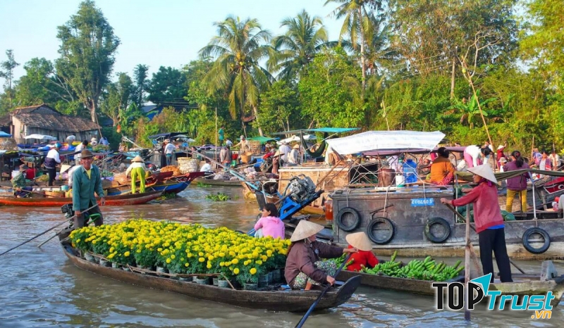 Chợ nổi Ngã Năm, Sóc Trăng