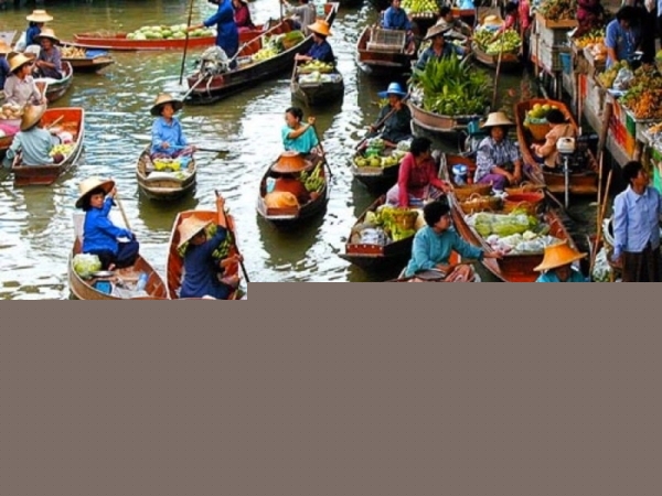 Chợ nổi Siem Reap - Campuchia