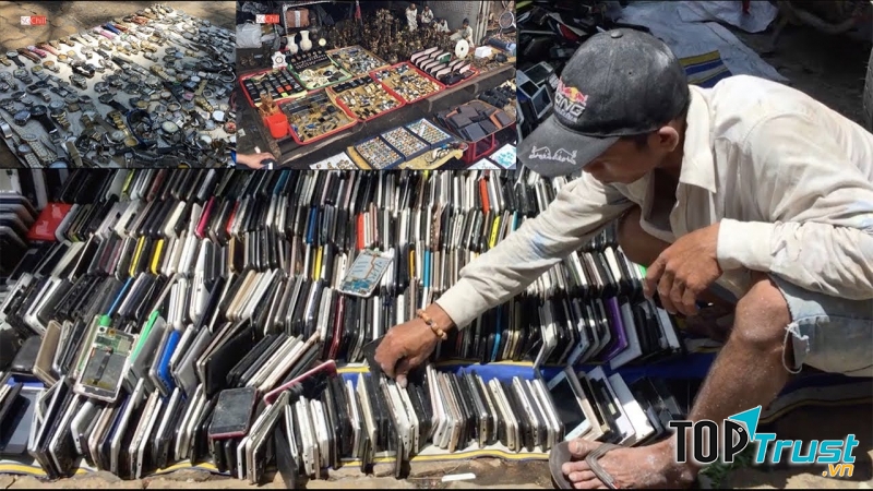 Nhiều đồ phụ kiện từ nhỏ đến lớn