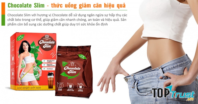 Chocolate Slim thức uống giảm cân kiểm soát cân nặng của Nga