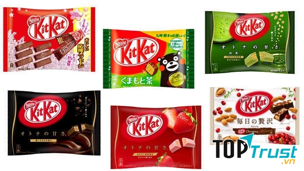 KitKat là sự kết hợp tuyệt vời giữa chocolate và bánh xốp.