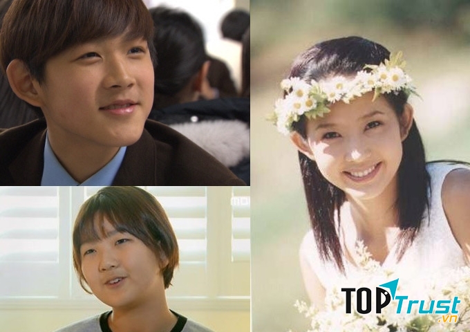 Choi Jin Sil cùng 2 con