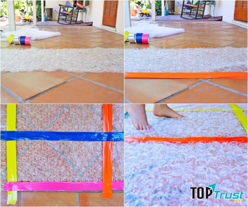 Chơi màng xốp hơi (ảnh minh họa)