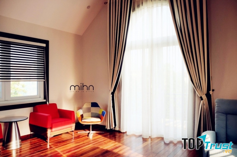 Chọn rèm cùng màu tường