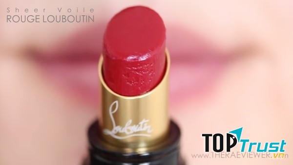 CHRISTIAN LOUBOUTIN VELVET MATTE 001M ROUGE LOUBOUTIN
