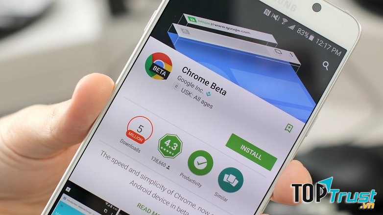 Chrome Beta là một trong những những ứng dụng hay nhất dành cho Android