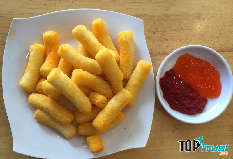 Món Tokbokki lắc phô mai