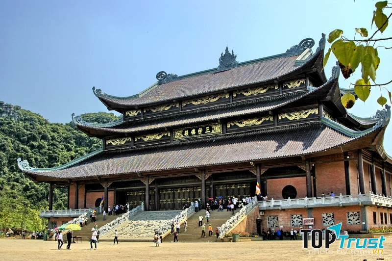 Một góc nhỏ chùa Bái Đính