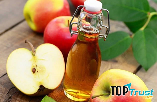 Chữa bệnh gout đơn giản bằng dấm táo