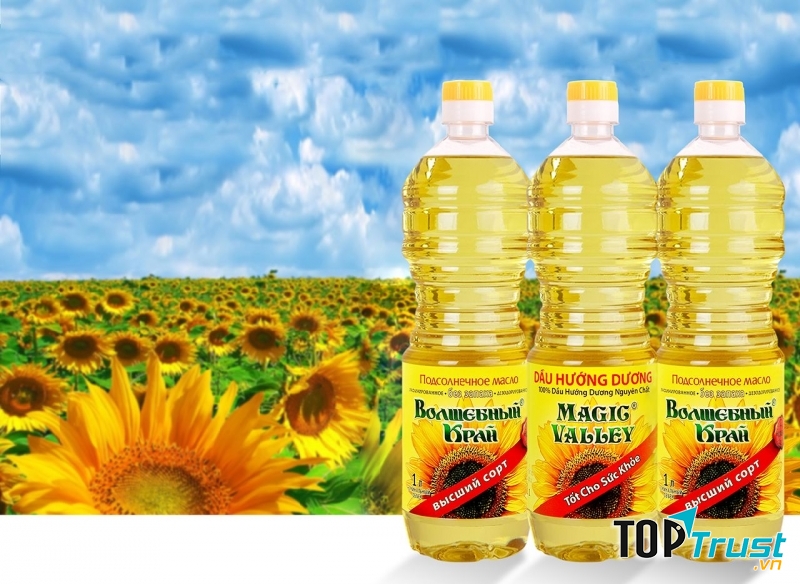 dầu hướng dương rất bổ cho mắt