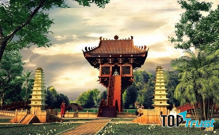 Chùa Một Cột trước đây